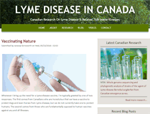 Tablet Screenshot of lymediseasebook.com